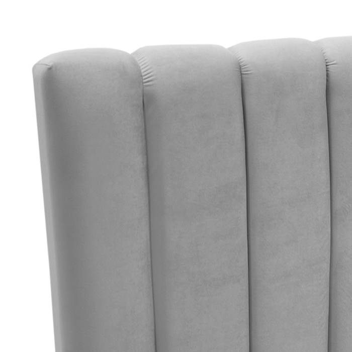 Мягкая кровать, Двуспальная кровать МЕРЛА 180х200, с подъемным механизмом, велюр