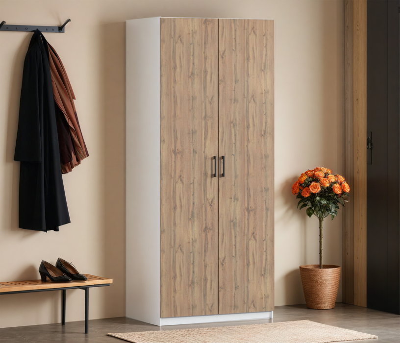 В спальню, Шкаф двухдверный Макс 1000 мм, вариант №5 (ЛДСП)