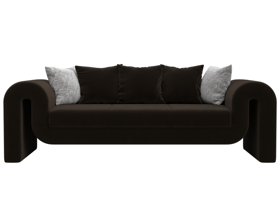 Диваны прямые кухонные, Диван прямой Волна, микровельвет