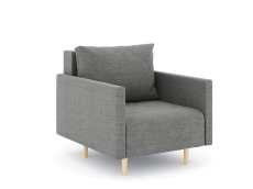 Кресло для отдыха, Кресло для отдыха Милли с подлокотниками, рогожка Люкс