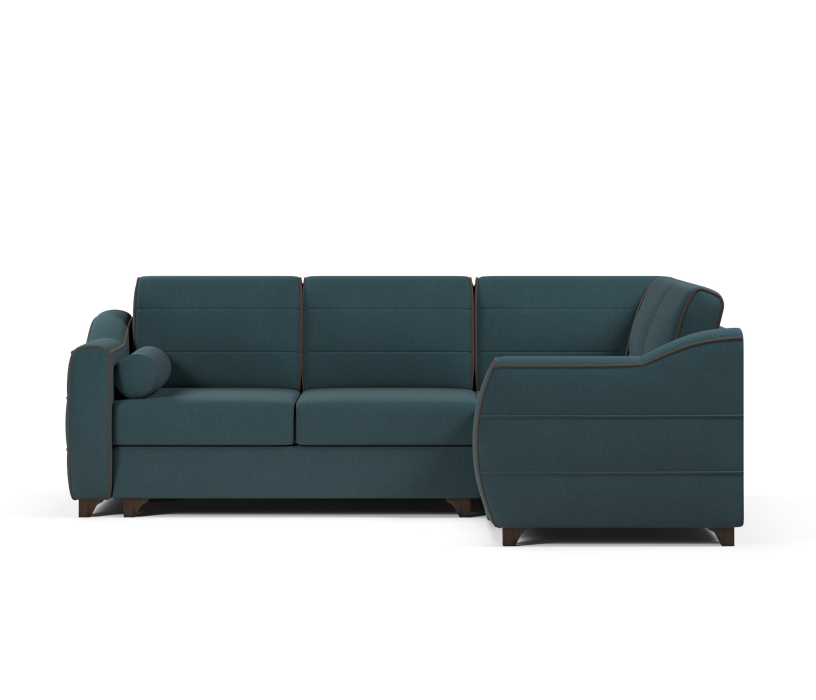 Диваны угловые в гостиную, Диван-кровать угловой Френсис еврокнижка, велюр