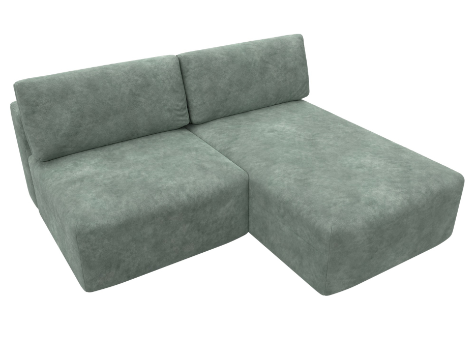 Диваны угловые в гостиную, Диван угловой модульный Лига-060 НПБ угол универсальный, велюр BRUT