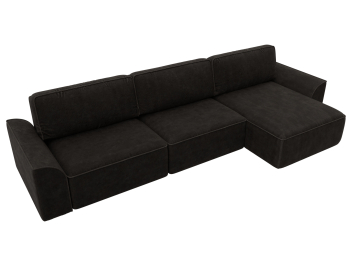 Диван угловой Лига-048 НПБ лонг, велюр BRUT