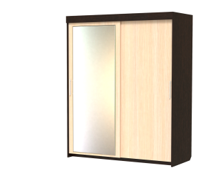 Шкаф-купе шк-19 двух дверный с зеркалом