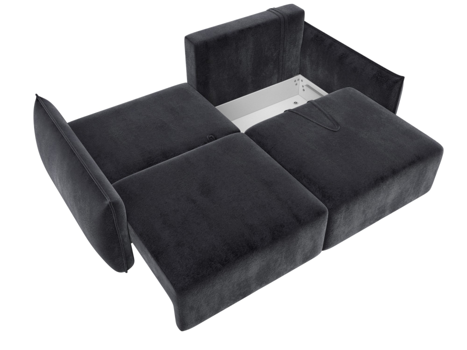 Диваны еврокнижки, Диван прямой Лига-051 НПБ, велюр TOWER