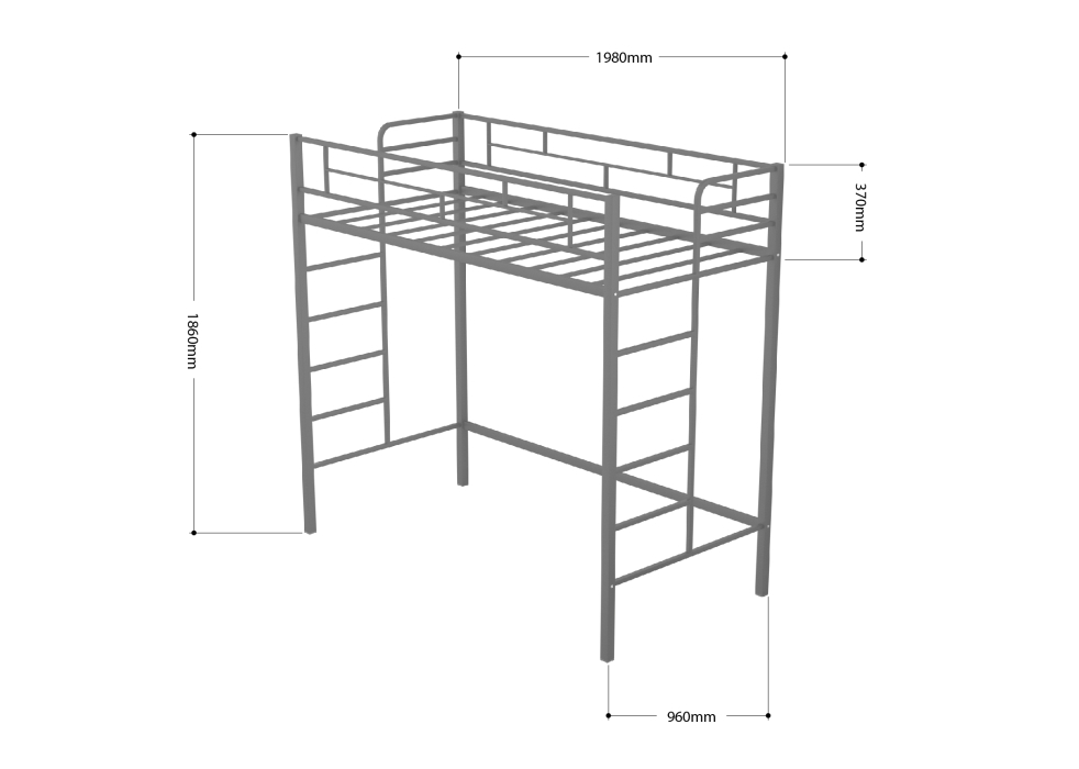 Кровати-чердаки, Кровать-чердак Амстердам 2 