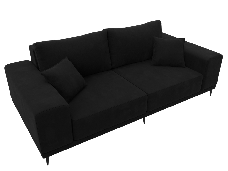 Диваны кровати со спальным местом, Прямой диван Льюес, микровельвет