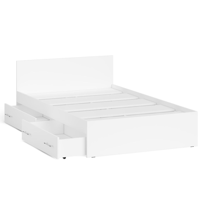 Кровати 120х200, Кровать с ящиками для белья Мори 1200