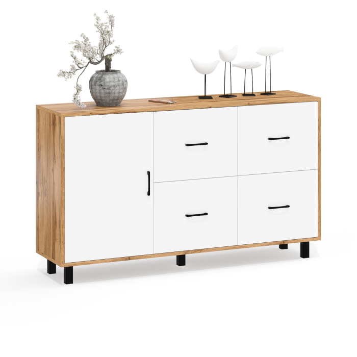 Комоды, Комод-тумба 4-ре ящика и дверка РВК 125-1504