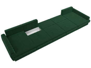 Диван П-образный Лига-057 НПБ МегаЛонг, велюр SEVEN