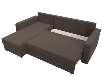 Диван угловой Ливерпуль Лайт левый угол, рогожка Амур