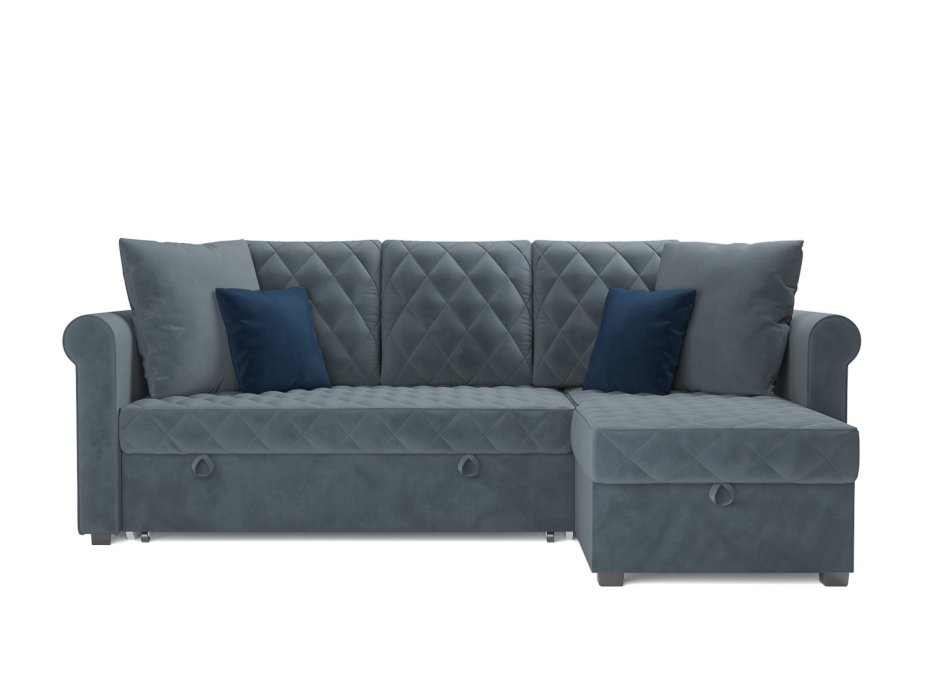 Диваны угловые в гостиную, Диван угловой Берлин (Велюр)