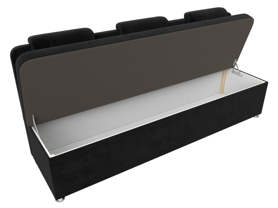 Кухонные уголки, Диван кухонный прямой Маккон 3-х местный, велюр