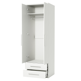 Шкаф для одежды с ящиками Комфорт МШЯ-21 60х60 с зеркалами