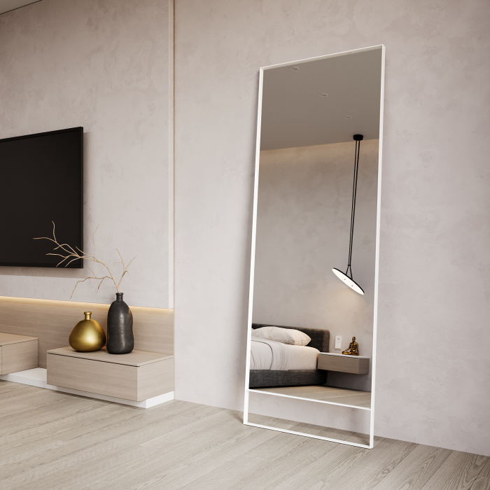 Зеркала в спальню, Напольно-настенное зеркало в раме GENGLASS HALFEO SLIM LEG XL