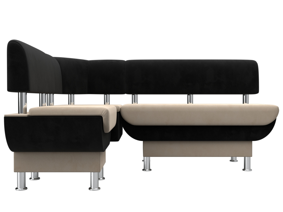 Кухонные уголки, Кухонный угловой диван Альфа левый угол, велюр