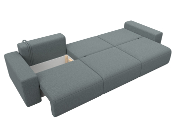 Диван прямой Лига-036 НПБ Классик Лонг, рогожка Амур