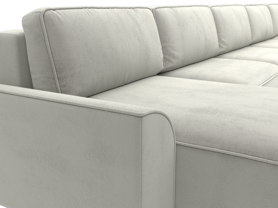 Диваны еврокнижки, Диван П-образный Лига-048 НПБ МегаЛонг, велюр TOWER