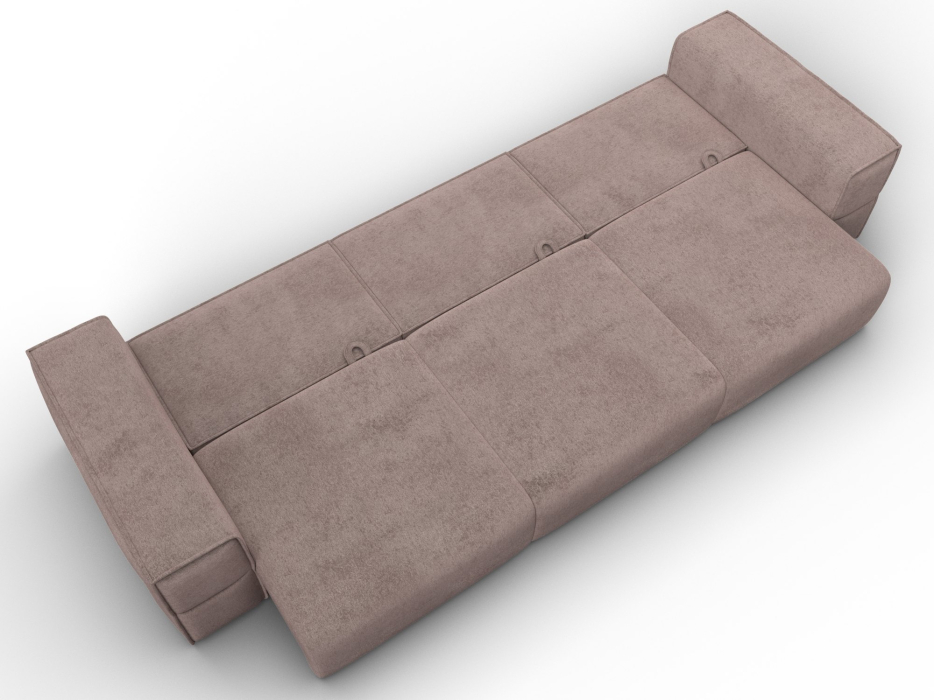 Диваны еврокнижки, Диван прямой Лига-058 НПБ Лонг, велюр TOWER