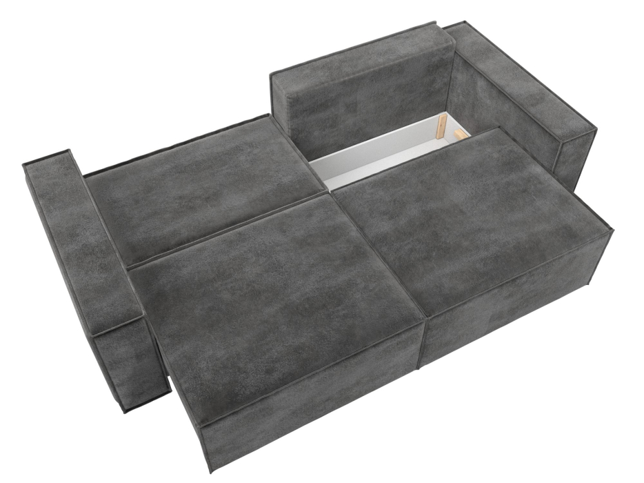 Диваны кровати со спальным местом, Диван прямой Куба, велюр TOWER