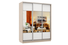 Шкафы-купе, Шкаф-купе Премьер Лайт 21 (05;05;05) трехдверный