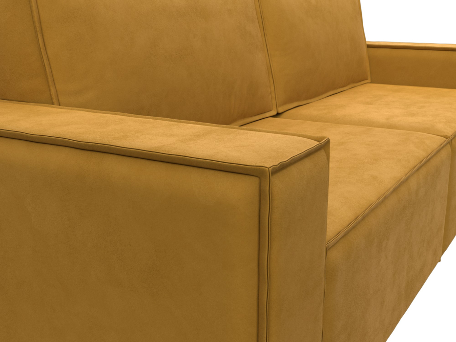 Диваны кровати со спальным местом, Диван прямой Куба, велюр BRUT