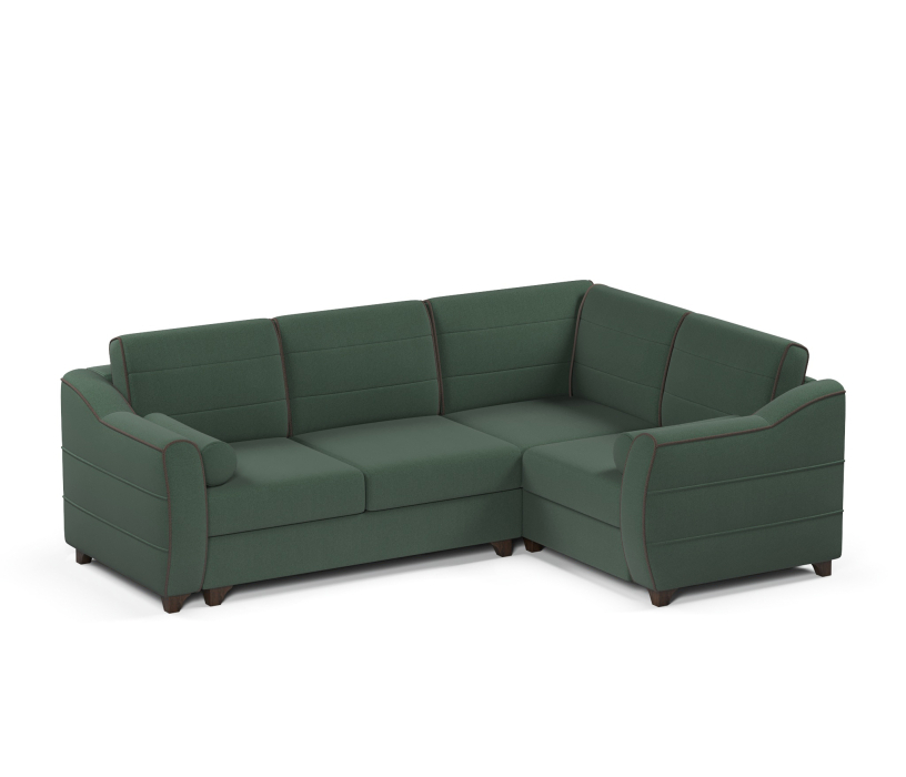 Диваны угловые в гостиную, Диван-кровать угловой Френсис еврокнижка, велюр