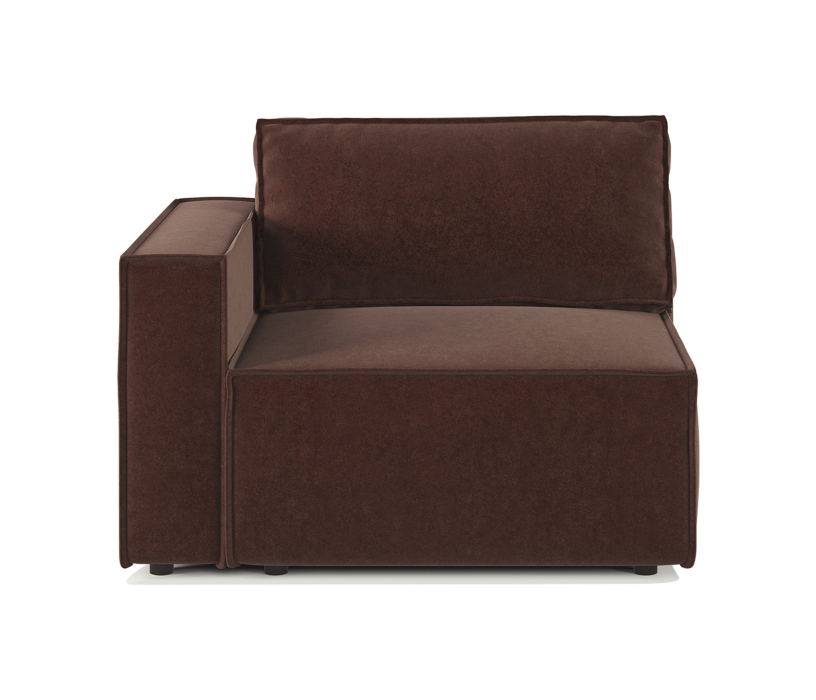 Диваны угловые в гостиную, Диван модульный Шарм 25 211х170х70 см, левый, велюр