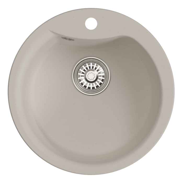 Кухонные мойки, Мойкa ML-GM12 круглая, 480мм (глуб. чаши 210) NEW*