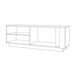 Тумба ТВ Арчи 10.85