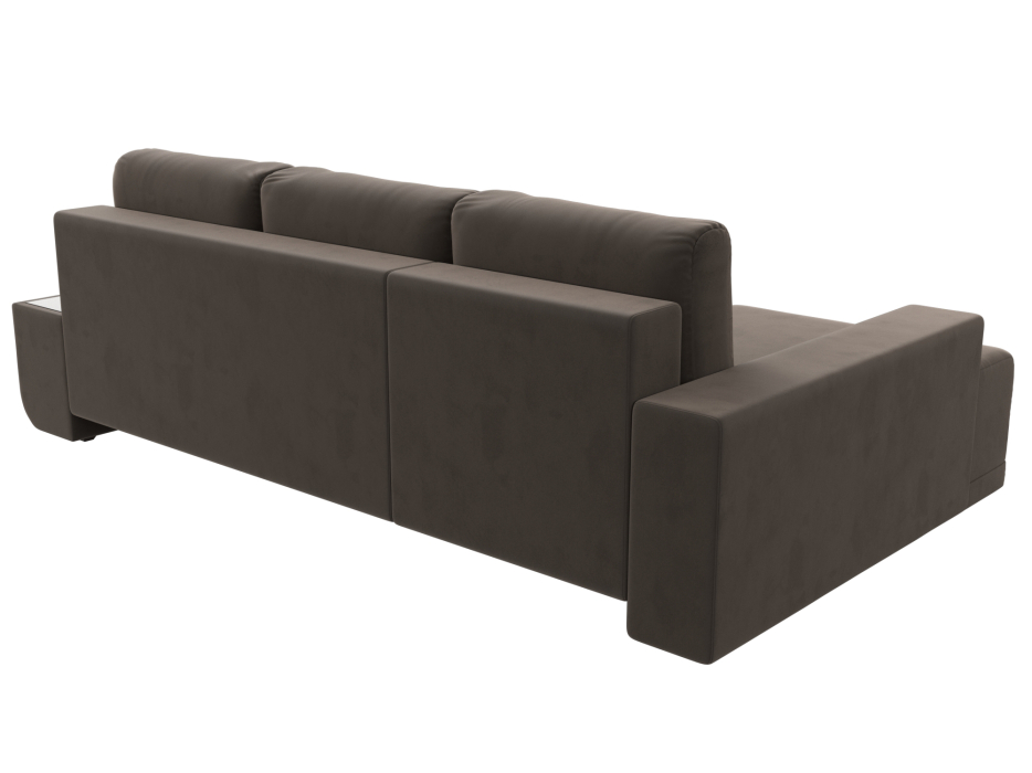 Диваны угловые в гостиную, Угловой диван Чикаго левый угол, велюр