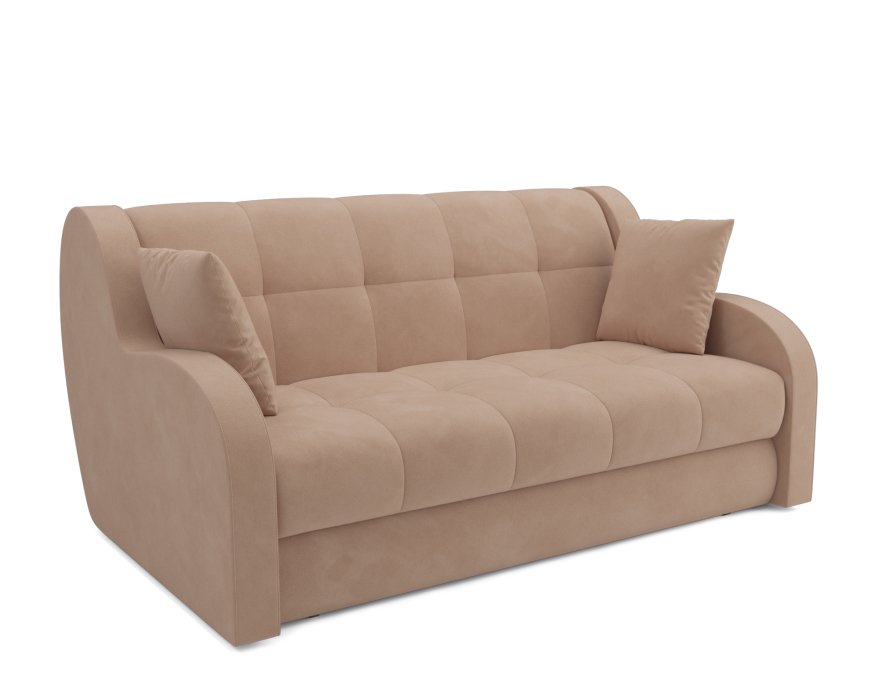 Диваны на металлокаркасе, Диван прямой аккордеон Барон (Велюр)