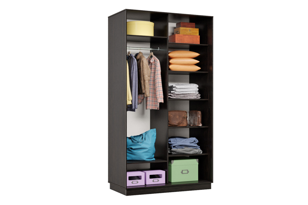 Шкафы-купе, Шкаф-купе Премьер Лайт 04 (05;05) двухдверный