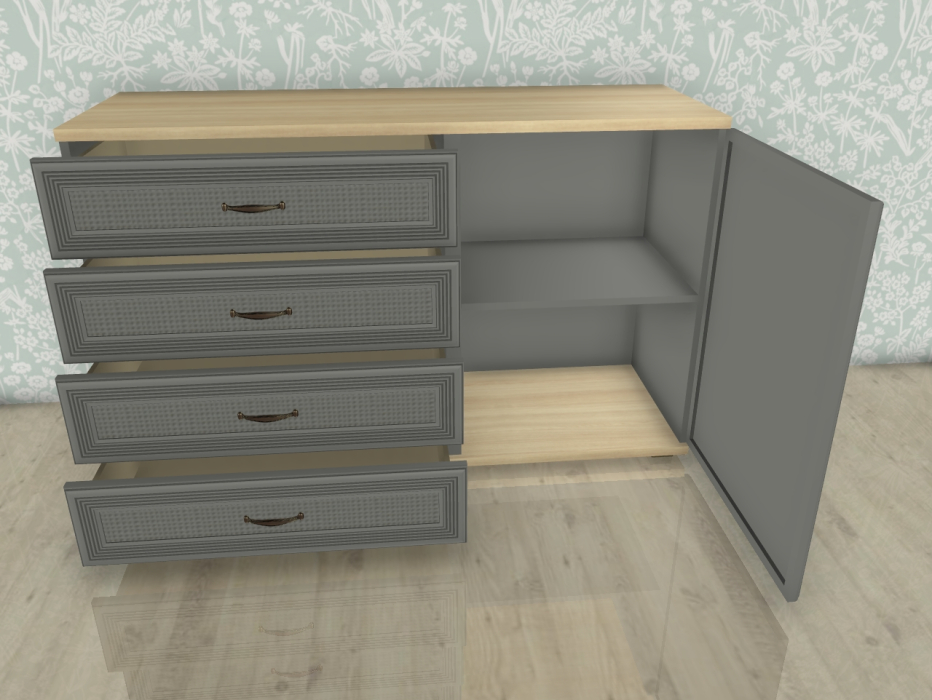 ТВ-тумбы, Модульная система Карина Тумба ТБ-1015