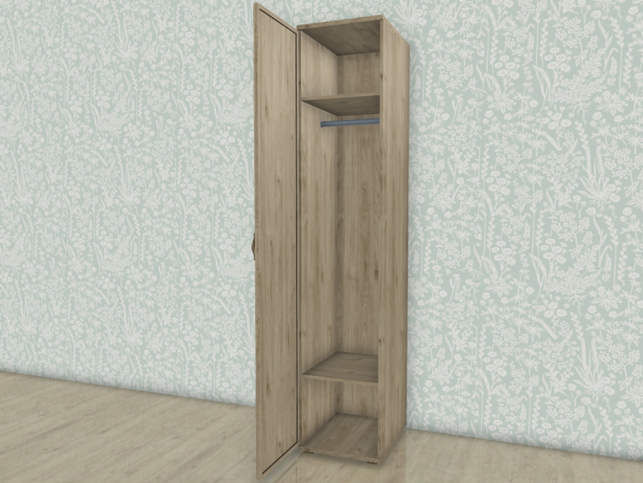 Шкафы одностворчатые, Модульная система Карина Шкаф ШК-1021