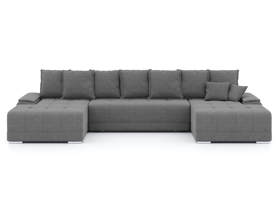 Диваны еврокнижки, Диван-кровать П-образный Нордвикс, рогожка Люкс