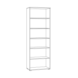 Шкаф 16.307 Остин Серый Графит