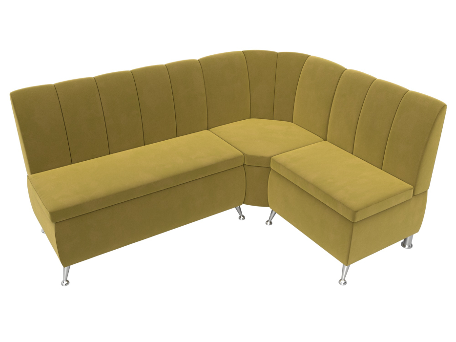 Диваны угловые кухонные, Диван кухонный угловой Кантри правый угол, микровельвет