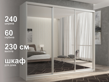 Шкаф-купе 3х дверный Кааппи 1 240х60