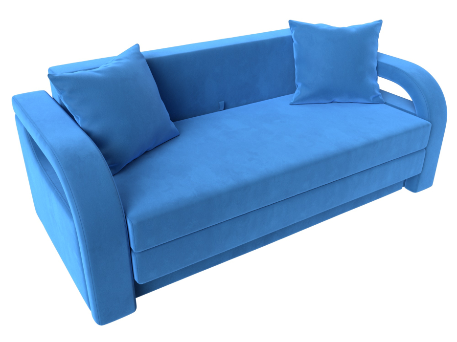 Дизайнерские диваны для гостиной, Прямой диван Лига-014, велюр