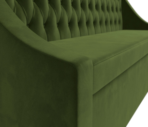 Диван прямой кухонный Мерлин, микровельвет