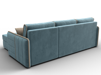 Диван угловой Лига-078 угол универсальный, велюр SEVEN