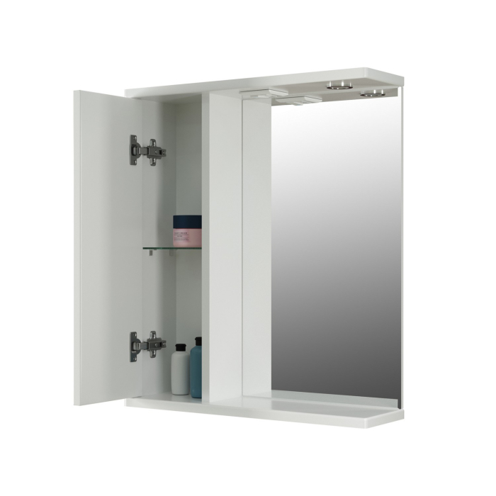 Стеллажи и полки, Шкаф навесной ЭТЬЕН-60 левый с подсветкой  (ПВХ)