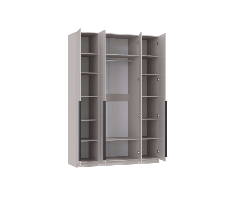 Для одежды, Шкаф для одежды 67.13 Брандо (4-х дв.) МДФ