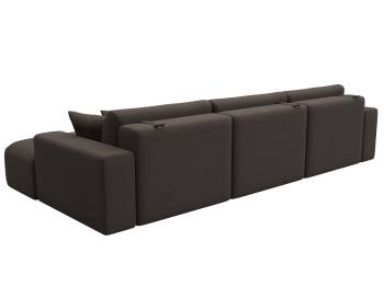 Диван угловой Лига-036 НПБ Классик Лонг правый угол, рогожка Амур