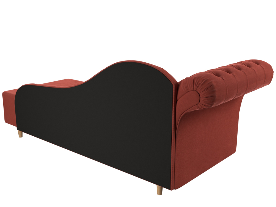 Кушетка диван, Кушетка Камерон левая, микровельвет 