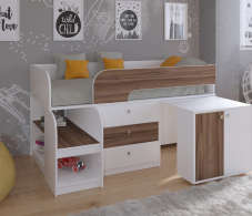 Кровати-чердаки, Кровать-чердак Астра 9 V7 Белый