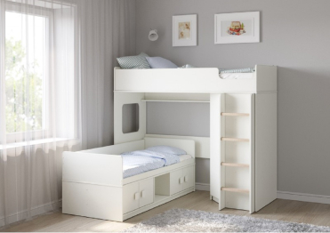 Двухъярусная кровать Легенда BE605-201 80х190