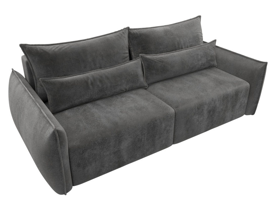 Диваны еврокнижки, Диван прямой Лига-051 НПБ, велюр TOWER