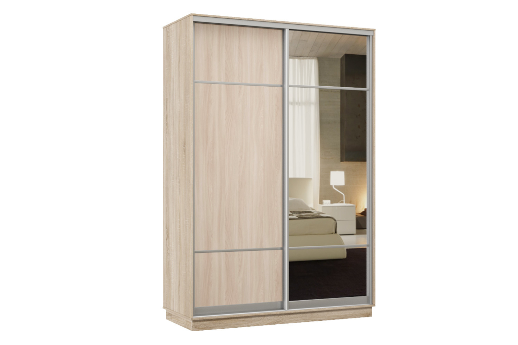 Шкафы-купе, Шкаф-купе Премьер Лайт 01 Мини (08;11) двухдверный